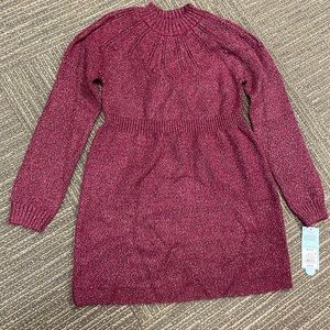 Girls size 7/8(M) Cat & Jack sweater dress NWT